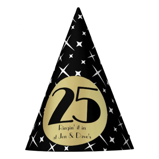 Happy New Year Partyhütchen (Vorderseite)