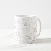 Happy new year pattern kaffeetasse (VorderseiteRechts)