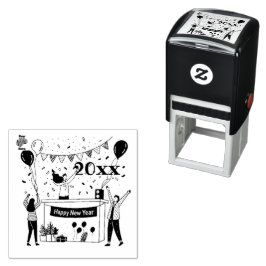 Happy New Year Permastempel