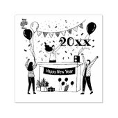 Happy New Year Permastempel (Design)