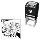 Happy New Year Permastempel (Beispiel)