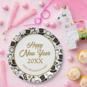 Happy New Year Personalisiert Pappteller (Party)