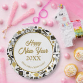 Happy New Year Personalisiert Pappteller (Party)