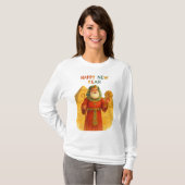 Happy New Year Pharaoh Santa Funny Egyptian T-Shirt (Vorne ganz)