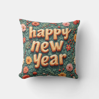 Happy New Year Pillows Kissen
