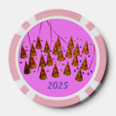 Happy New Year Poker Chip (Rückseite)