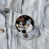 Happy New Year Poodle und Chihuahua-Taste Button (Beispiel)