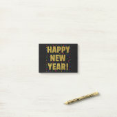 Happy New Year Post-it Klebezettel (Auf Schreibtisch)