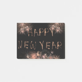 Happy New Year Post-it Klebezettel