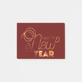 Happy New Year Post-it Klebezettel