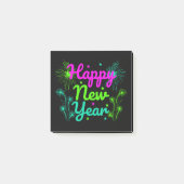 Happy New Year Post-it Klebezettel (Vorderseite)