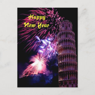 Happy New Year Postcard Feiertagspostkarte