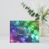 Happy New Year Postcard Feiertagspostkarte (Stehend Vorderseite)