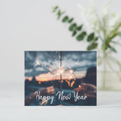Happy New Year Postcard Feiertagspostkarte (Stehend Vorderseite)