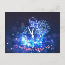 Happy New Year postcard gift 20XX Postkarte