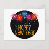 Happy New Year Postcard Postkarte (Vorderseite)