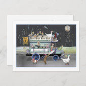 Happy New Year Postcard Postkarte (Vorne/Hinten)