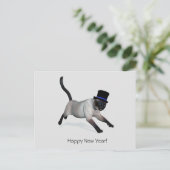 Happy New Year Postcard Postkarte (Stehend Vorderseite)