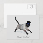 Happy New Year Postcard Postkarte (Vorne/Hinten)