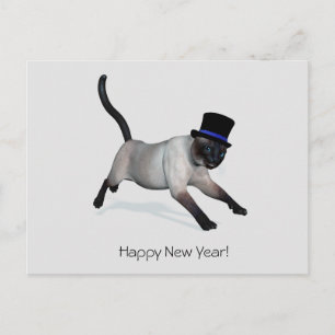 Happy New Year Postcard Postkarte