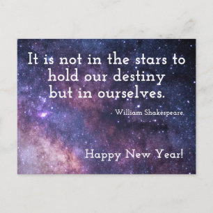 Happy New Year Postcard Postkarte