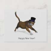 Happy New Year Postcard Postkarte (Vorderseite)