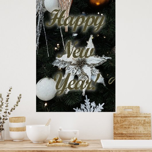 Happy New Year Poster (Küche)