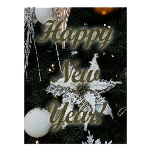 Happy New Year Poster (Vorderseite)
