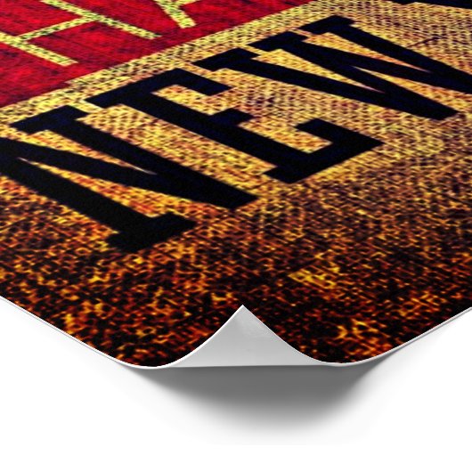 Happy New Year Poster (Ecke)