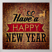 Happy New Year Poster (Vorne)