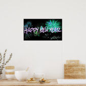 Happy New Year Poster (Küche)