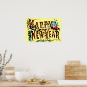 Happy New Year Poster (Küche)