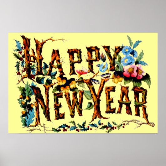Happy New Year Poster (Vorne)