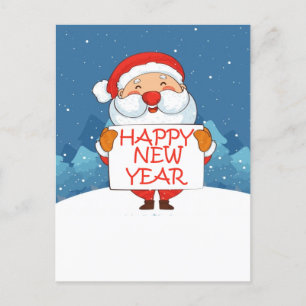 Happy New Year Postkarte