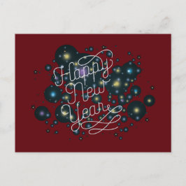 Happy New Year Postkarte