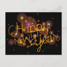 Happy New Year Postkarte