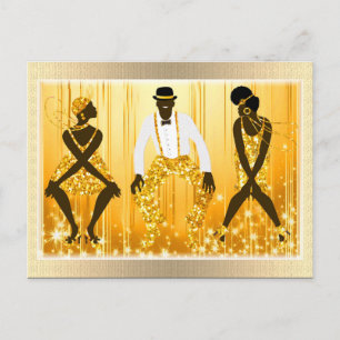 Happy New Year Postkarte