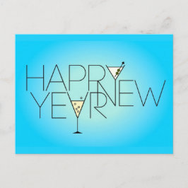 Happy New Year Postkarte