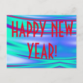 HAPPY NEW YEAR! POSTKARTE (Vorderseite)