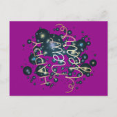 Happy New Year Postkarte (Vorderseite)