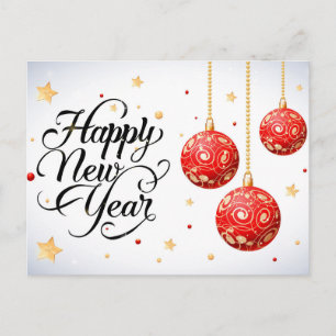 Happy New Year Postkarte