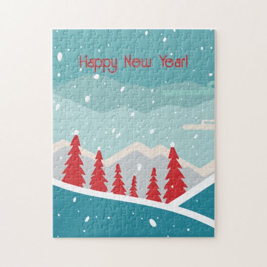 Happy New Year Puzzle (Vertikal)