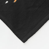 Happy New Year Raccoon With Champagne Funny New Ye Fleecedecke (Ecke)