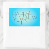 Happy New Year Rectangle Stickers (Tasche)