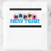 Happy New Year Rectangle Stickers (Tasche)