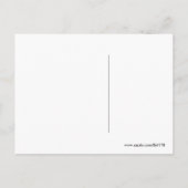 Happy New Year Red Gleem Abstraktes Fraktal Kunst Postkarte (Rückseite)