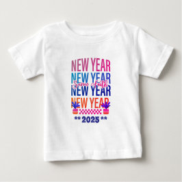 Happy New Year Same Faith Fun Color Baby T-shirt