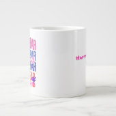 Happy New Year Same Faith Fun Color Jumbo-Tasse (Vorderseite)