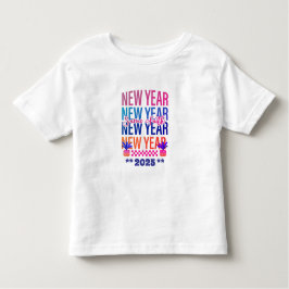 Happy New Year Same Faith Fun Color Kleinkind T-shirt