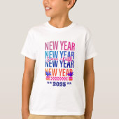 Happy New Year Same Faith Fun Color T-Shirt (Vorderseite)